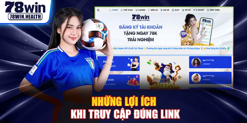 Những lợi ích khi truy cập đúng link