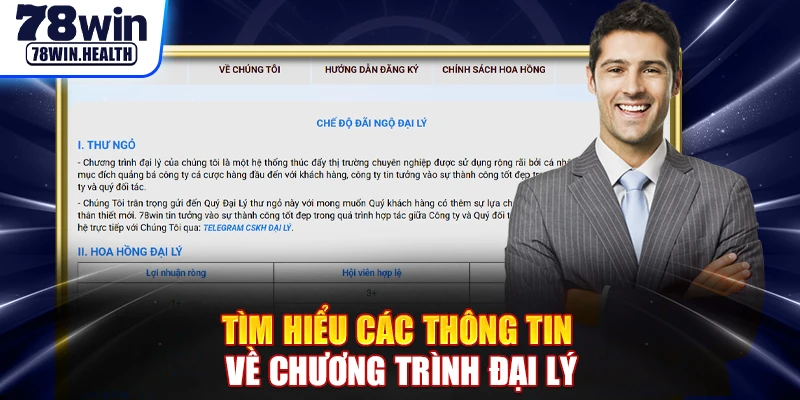 Tìm hiểu các thông tin về chương trình đại lý